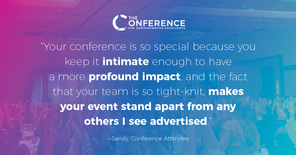 Quote from conference attendee