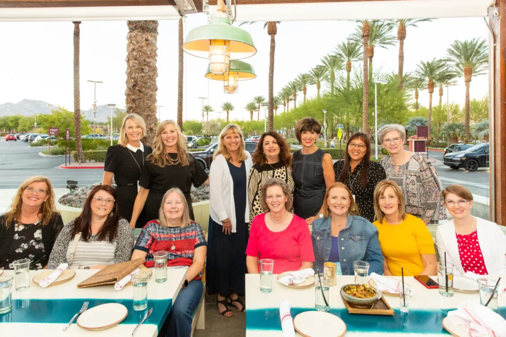 Conference VIPs at Dinner